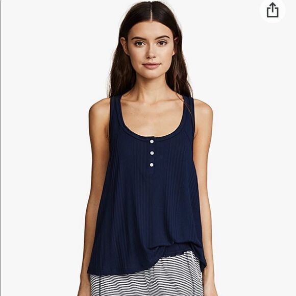 Splendid Women's Sleeveless Racerback Tank Shirt Top size small - Picture 1 of 16